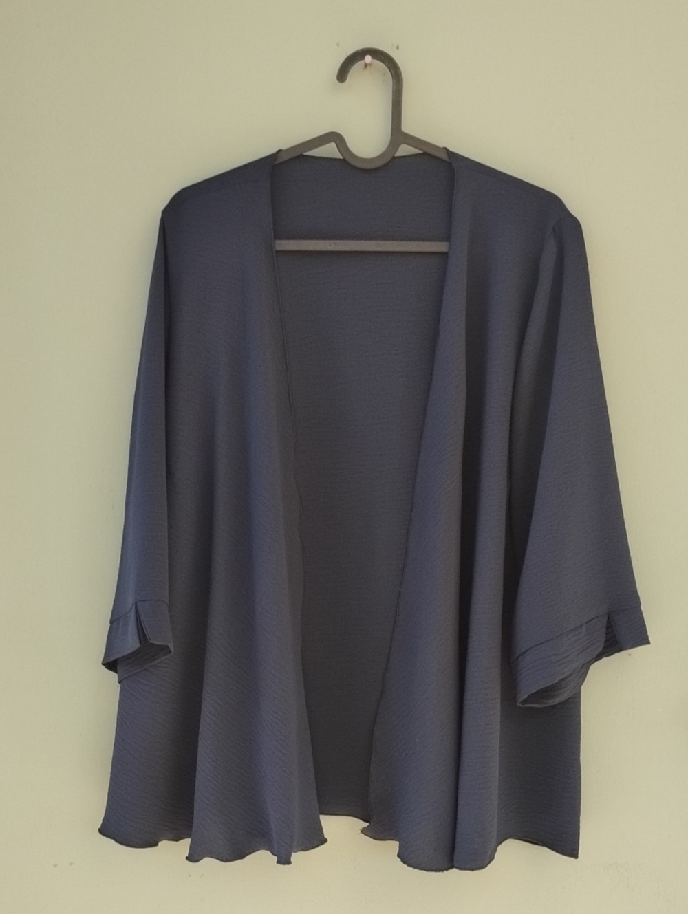 Navy Open-Front Women's Size L Kimono